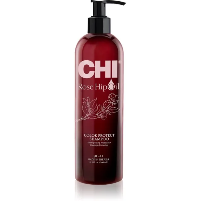 CHI Rose Hip Oil Shampoo šampon pro barvené vlasy 340 ml