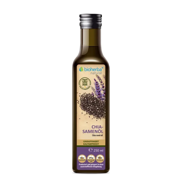 Chia olej lisovaný za studena - 250 ml - Bioherba