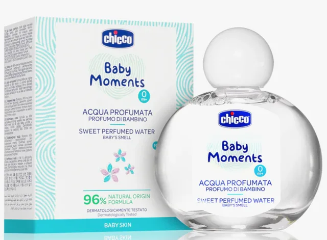 Chicco Baby Moments jemná parfémová voda pro děti, 100 ml