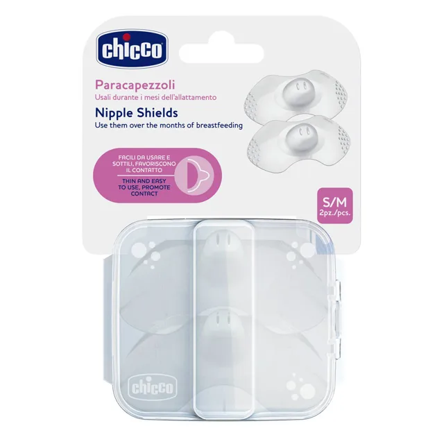 Chicco Chránič bradavek SkinToSkin silikon S/M 2 ks