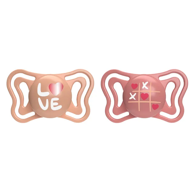 Chicco Dudlík Physio Light silikonový růžový 16–36 m 2 ks