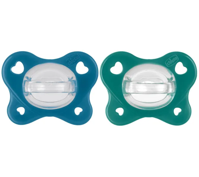 Chicco Dudlík PhysioForma Dual Soft modrý 16–36 m 2 ks