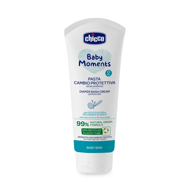 Chicco Krém na zadeček se zinkem Baby Moments 0m+ 100 ml