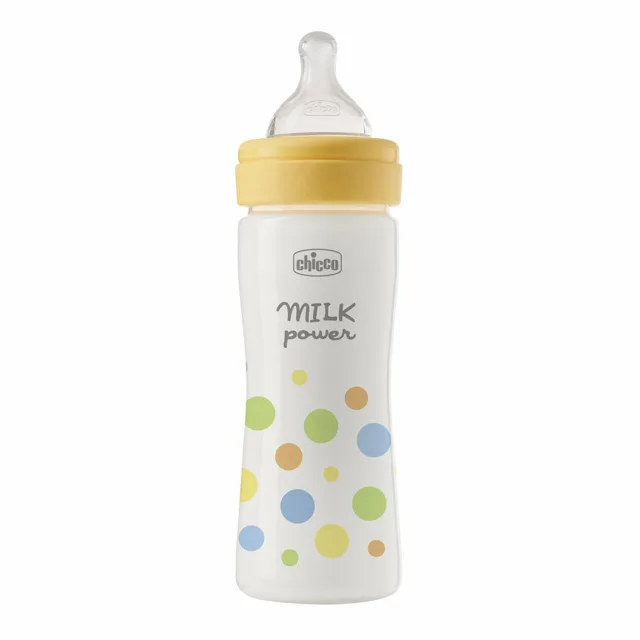 Chicco Láhev kojenecká Perfect Easy, střední silikonový průtok 2m+ 250 ml chlapecká