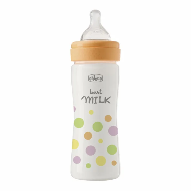 Chicco Láhev kojenecká Perfect Easy, střední silikonový průtok 2m+ 250 ml dívčí