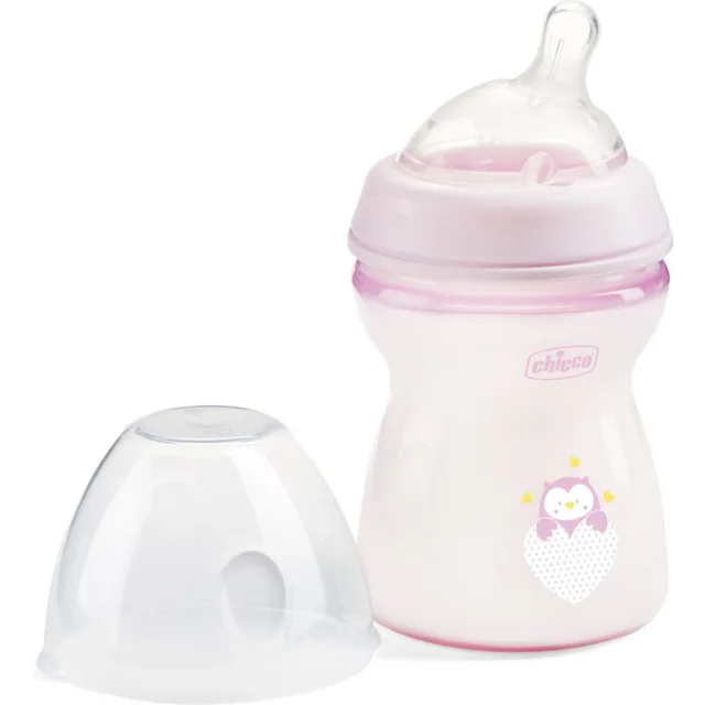 Chicco Natural Feeling Girl kojenecká láhev 2m+ 1 ks