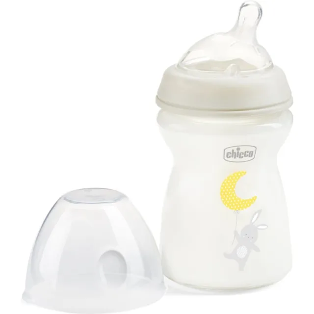 Chicco Natural Feeling Glass Neutral II kojenecká láhev 0m+ 1 ks
