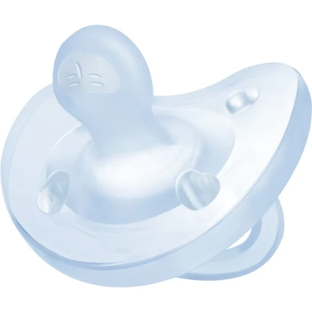 Chicco Physio Soft 0-6 m dudlík Blue 1 ks