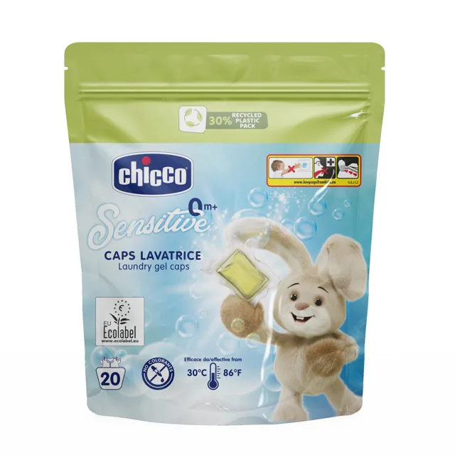 Chicco Prací kapsle Baby Sensitive 0m+ 20 ks