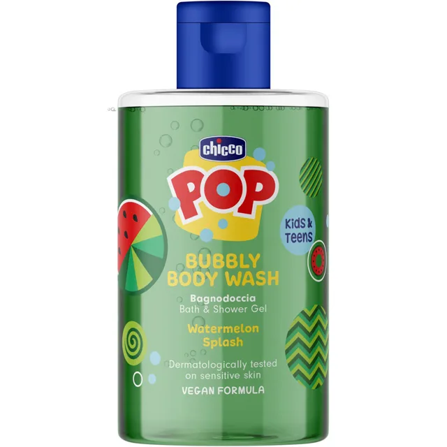 Chicco Watermelon splash POP Sprchový gel pro děti a teenagery 300 ml