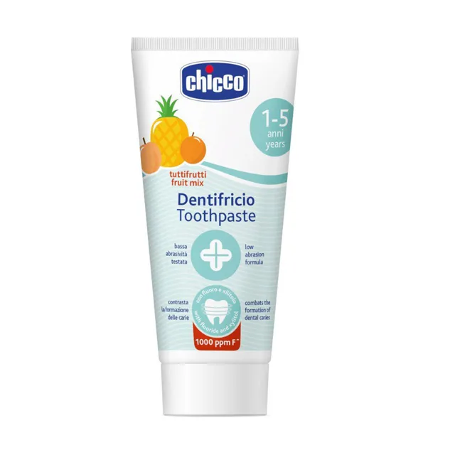 Chicco Zubní pasta s fluorem 1–5 let 50 ml ovocný mix