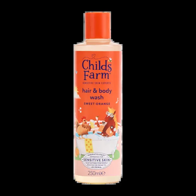 Childs Farm Mycí emulze na vlasy a tělo Sladký pomeranč 250 ml