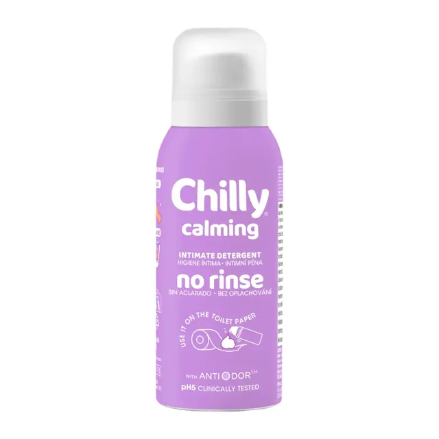 Chilly Intimní mycí pěna bez oplachování Calming  100 ml