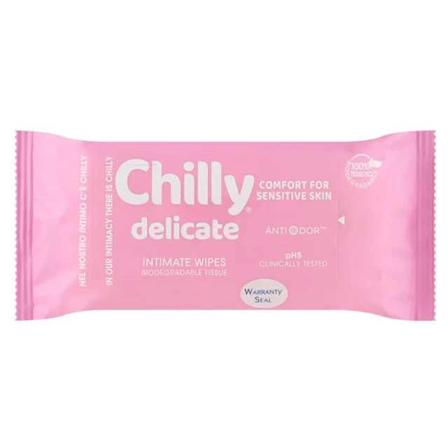 CHILLY Ubrousky pro intimní hygienu Delicate 12 kusů