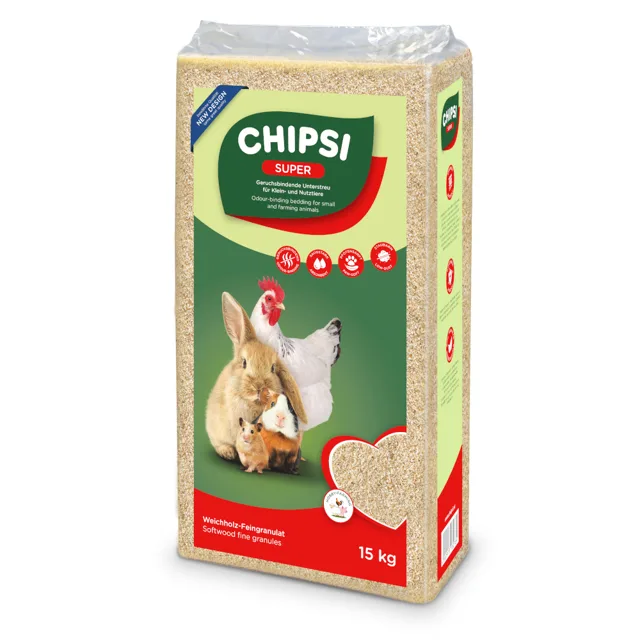 Chipsi Super stelivo pro domácí zvířata - 15 kg