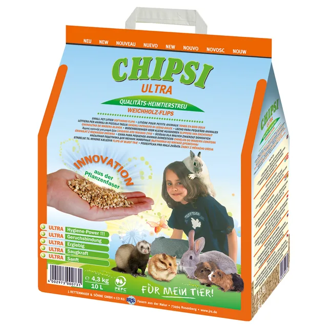 Chipsi Ultra stelivo pro domácí zvířata - 10 litrů (4,5 kg)