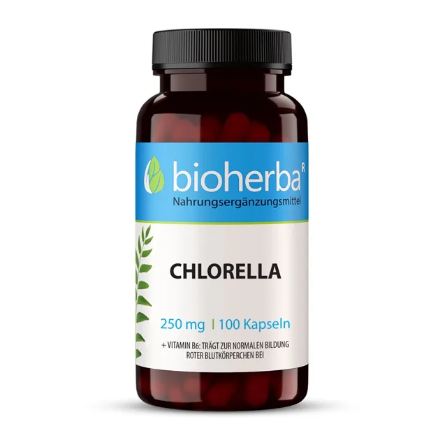 Chlorella 250 mg – 100 kapslí – Bioherba