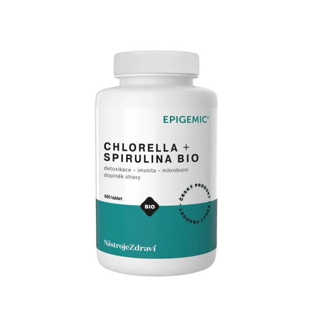 Chlorella + Spirulina BIO - 800 tablet - Epigemic®