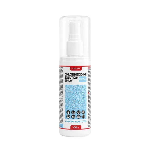 Chlorhexidinový roztok 0,05 % ve spreji - 100 ml - Vitateka