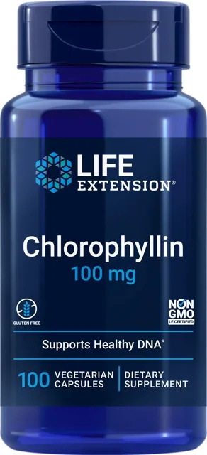 Chlorophyllin, 100 kapslí