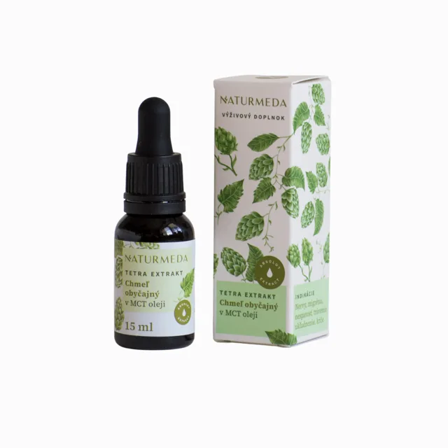 Chmel otáčivý – Tetra bylinný extrakt 15 ml - Naturmeda