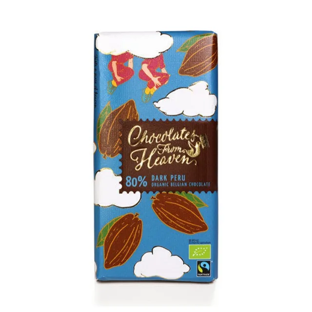 Chocolates from Heaven - BIO hořká čokoláda Peru 80%, 100 g