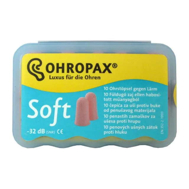 CHRÁNIČ sluchu Ohropax SOFT 10 ks