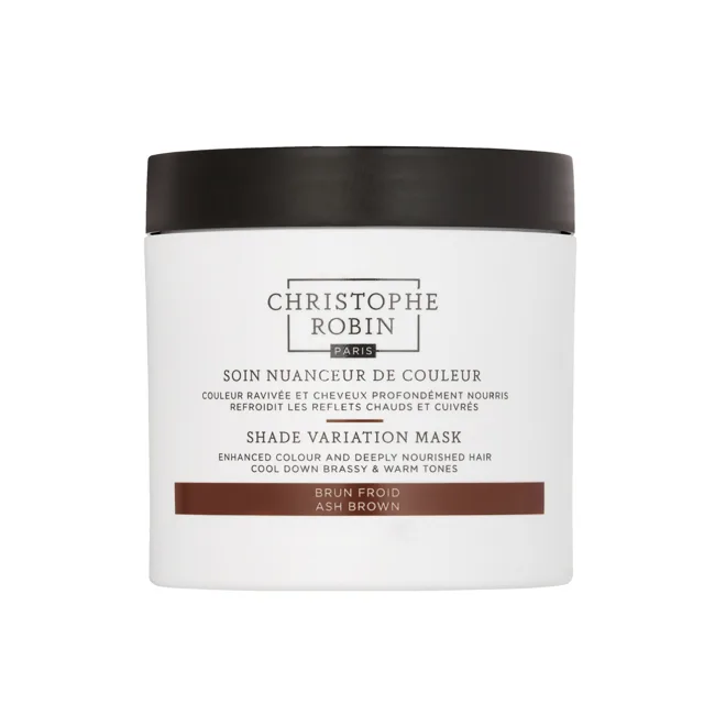 Christophe Robin Tónovací maska na vlasy Shade variation Mask 250 ml Ash Brown