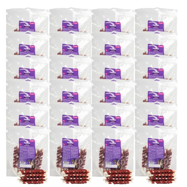 CHRUP&amp;GO Twister s jehněčím masem 24x500 g – pamlsek pro psy