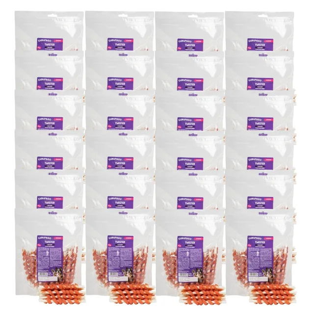 CHRUP&amp;GO Twister s králíkem 24x500 g – pamlsek pro psy