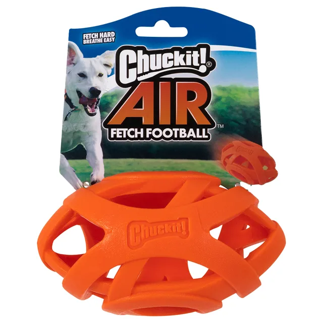 CHUCKIT! Air Fetch fotbalový míč pro psy - 14 x Ø 7,6 cm