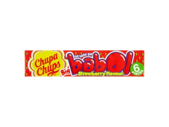 Chupa Chups Big Babol Strawberry žvýkačky 27,6 g