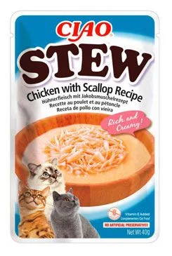 Churu Cat Ciao Stew Chicken With Scallop Recipe 40g