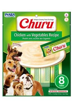 Churu Dog Chicken With Vegetables 8x20g