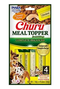 Churu Dog Meal Topper Chicken With Pumpkin Recipe4x14g