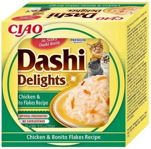 Ciao Dashi Delights Broth 70g - Kuřecí &amp; Vločky z Makrely