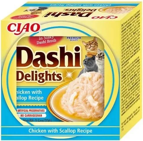 Ciao Dashi Delights Broth 70g - Kuřecí s Hřebenatkou