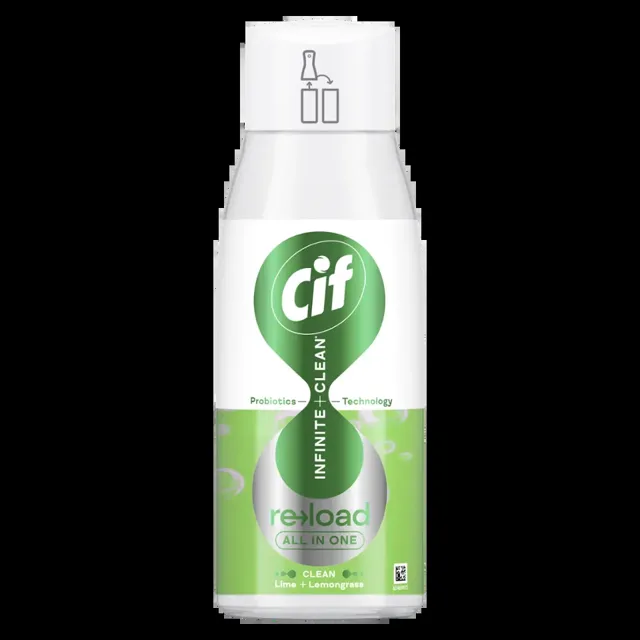 Cif Náhradní náplň do čisticího spreje Infinite Clean Clean Lime & Lemongrass 590 ml