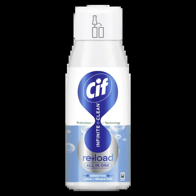 Cif Náhradní náplň do čisticího spreje Infinite Clean Sensitive Lotus & Mineral Salt 590 ml