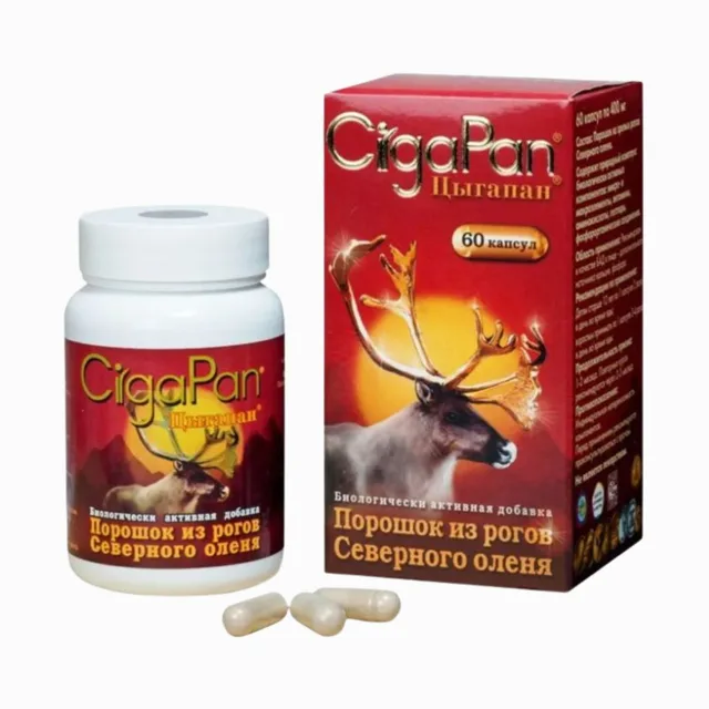 CigaPan - extrakt ze sobích parohů - 60 kapslí