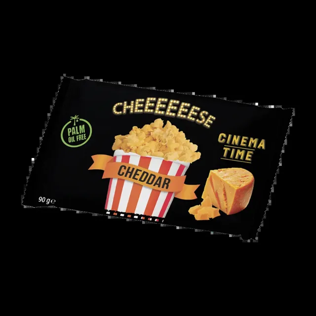 Cinema Time Popcorn do mikrovlnky Cheeeeese Cheddar 90 g