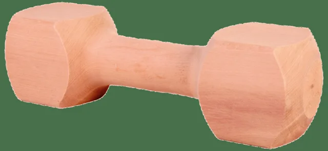 Činka dřevěná pro psy Trixie hranatá 400g