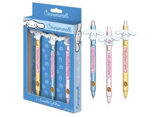 Cinnamoroll gumovací pero 3 ks