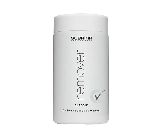 Čisticí ubrousky na odstranění barvy z pokožky Subrina Professional Classic Remover - 100 ks (060592) + dárek zdarma
