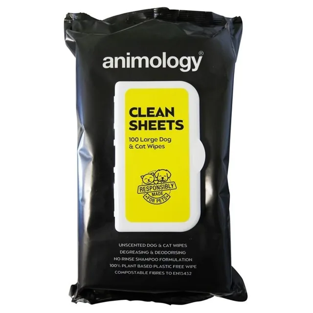 Čistící utěrky Animology Clean Sheets, 100 ks | P59287