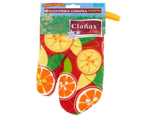 Clanax kuchyňská chňapka s magnetem mix