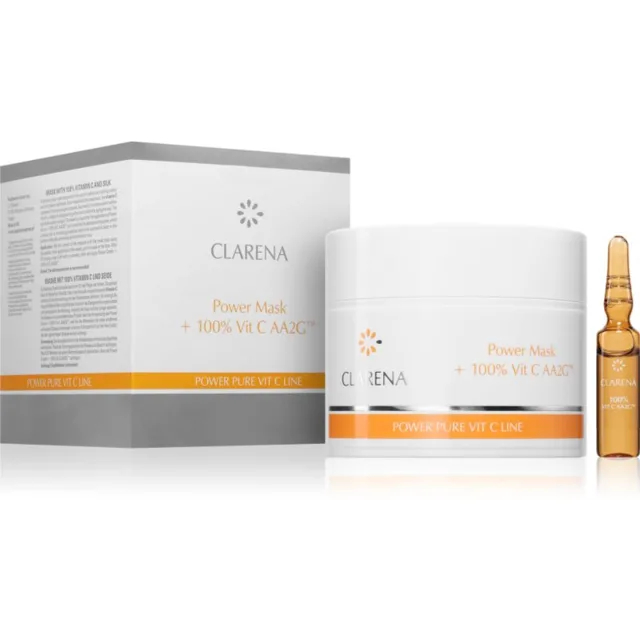 Clarena POwer Pure Vit. C Line vyživující maska s vitaminem C 103 ml