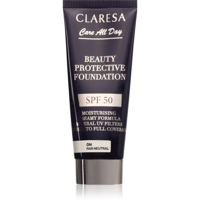 Claresa Care All Day Beauty Protective Foundation ochranný make-up SPF 50 odstín 0N Fair Neutral 30 ml