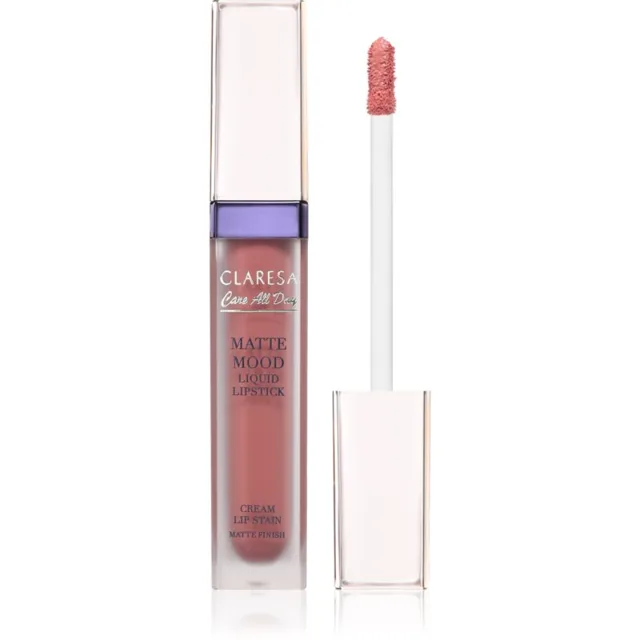 Claresa Care All Day Matte Mood Liquid Lipstick matná tekutá rtěnka odstín 03 Calm 7 ml