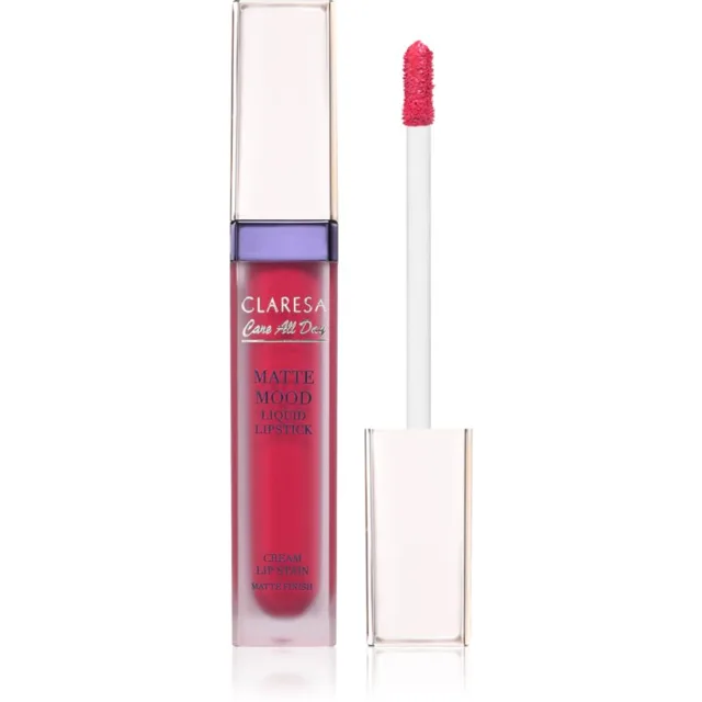 Claresa Care All Day Matte Mood Liquid Lipstick matná tekutá rtěnka odstín 06 Bliss 7 ml